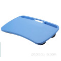 Mini mesa confortável portátil de plástico com almofada